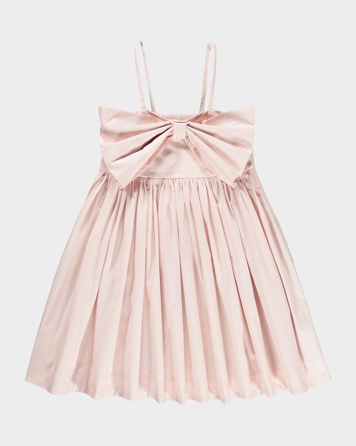Molo Girl 's Caysi Bow-Embellished Organic Cotton Dress