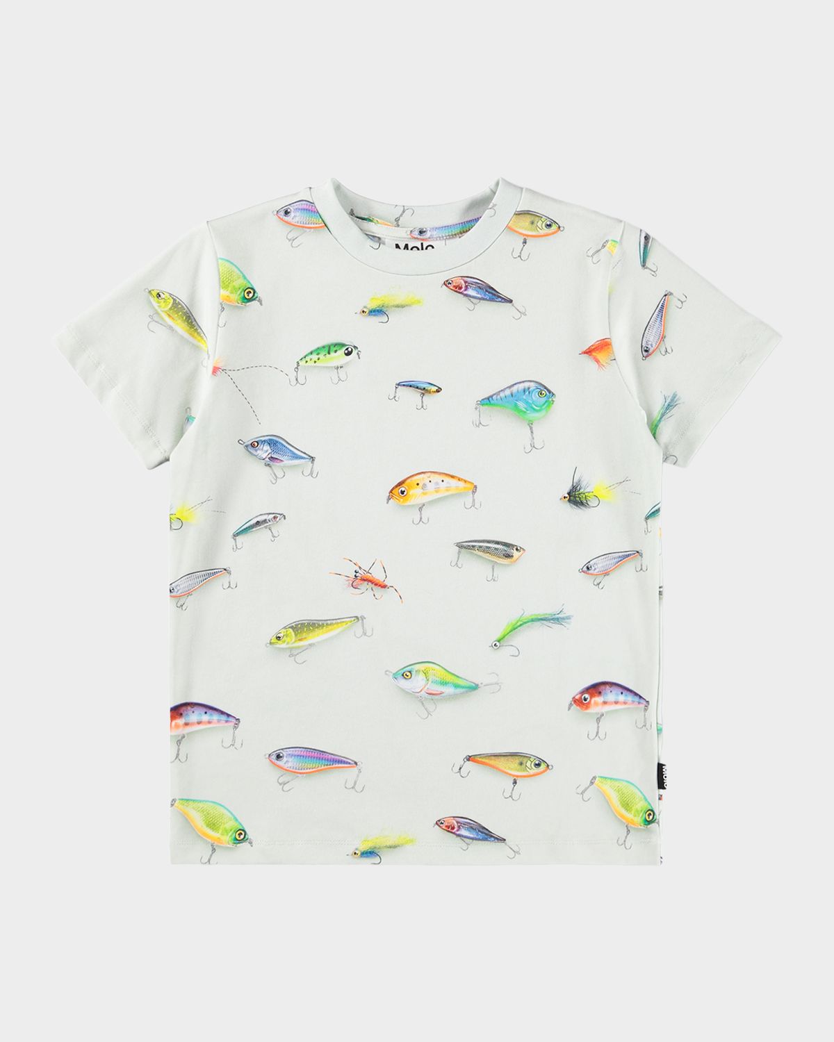 Molo Boy 's Ralphie Print Short-Sleeved Cotton T-Shirt