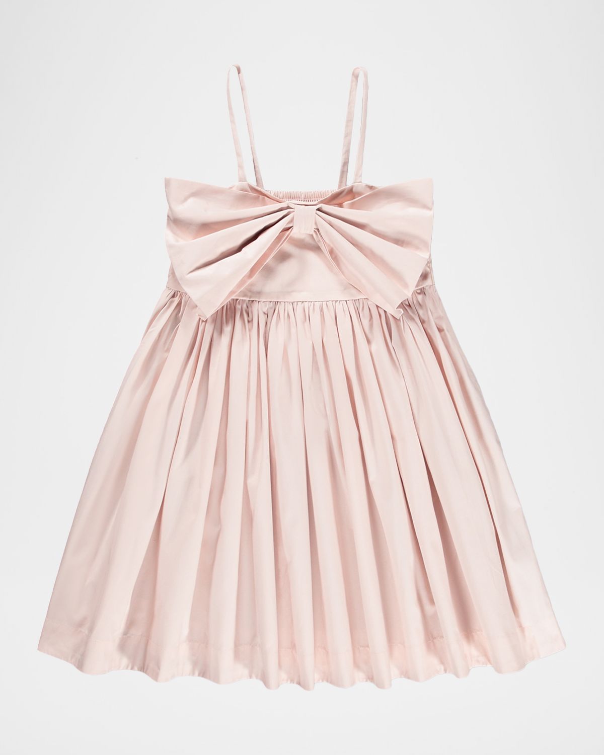Molo Girl 's Caysi Bow-Embellished Cotton Dress