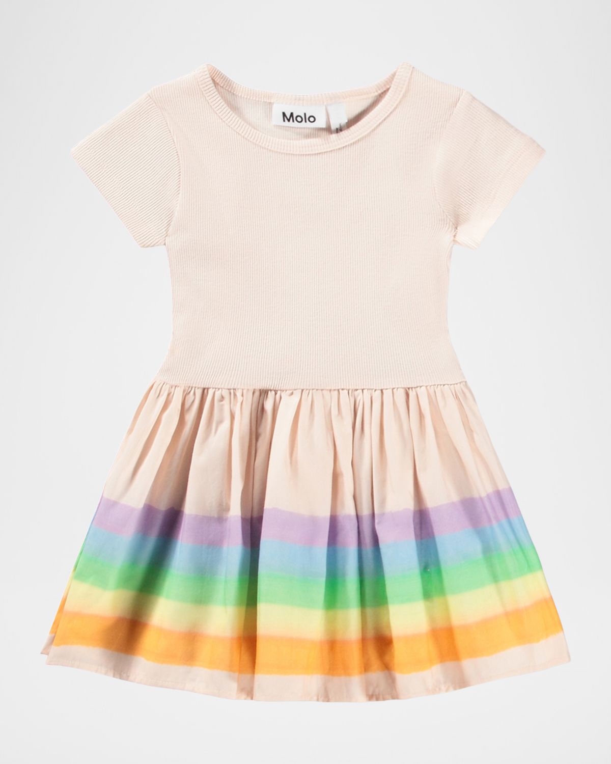 Molo Girl 's Carin Short-Sleeve Organic Cotton Dress | Thumbnail 5
