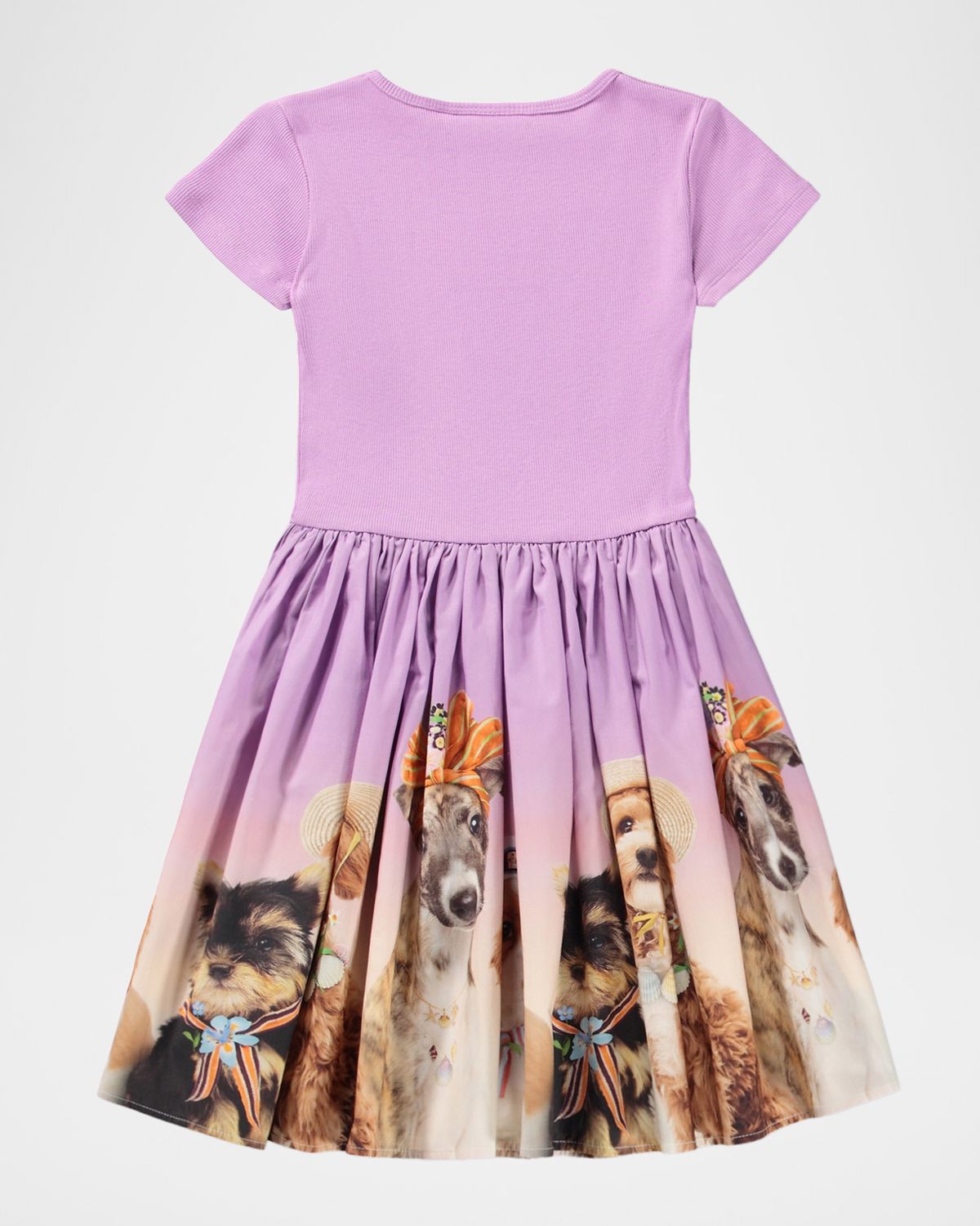 Molo Girl 's Cissa Short-Sleeved Organic Cotton Dress