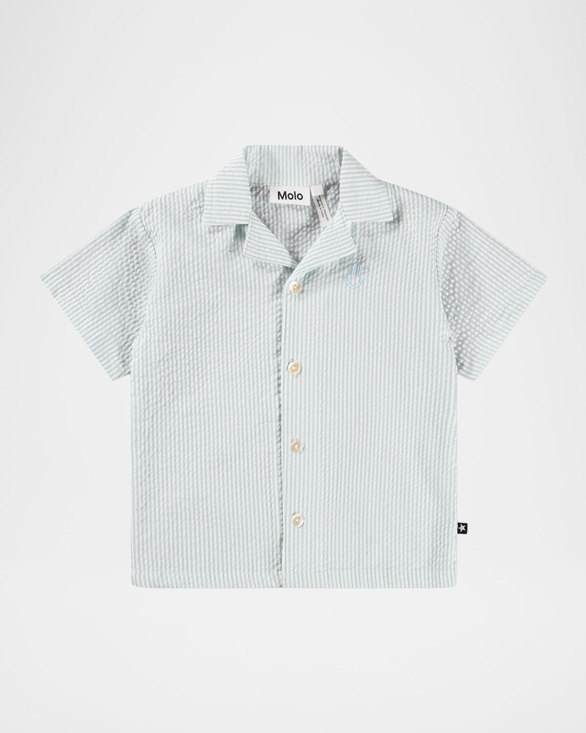 Molo Boy 's Eyou Short-Sleeve Shirt, Size 6M-2
