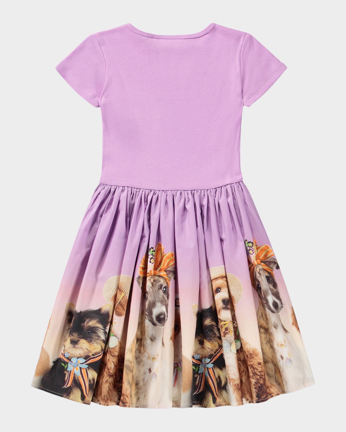 Molo Girl 's Cissa Short-Sleeved Organic Cotton Dress