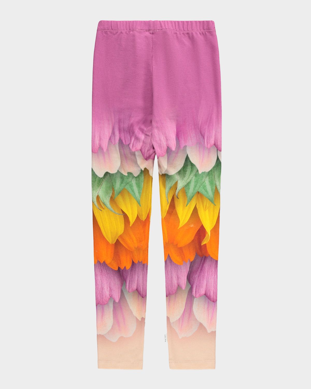 Molo Girl 's Niki Floral-Print Organic Cotton Leggings