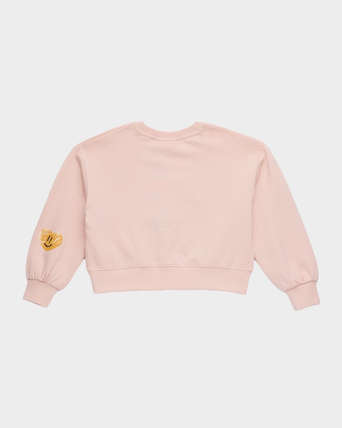 Molo Girl 's Miki Heart-Embroidered Cotton Sweatshirt