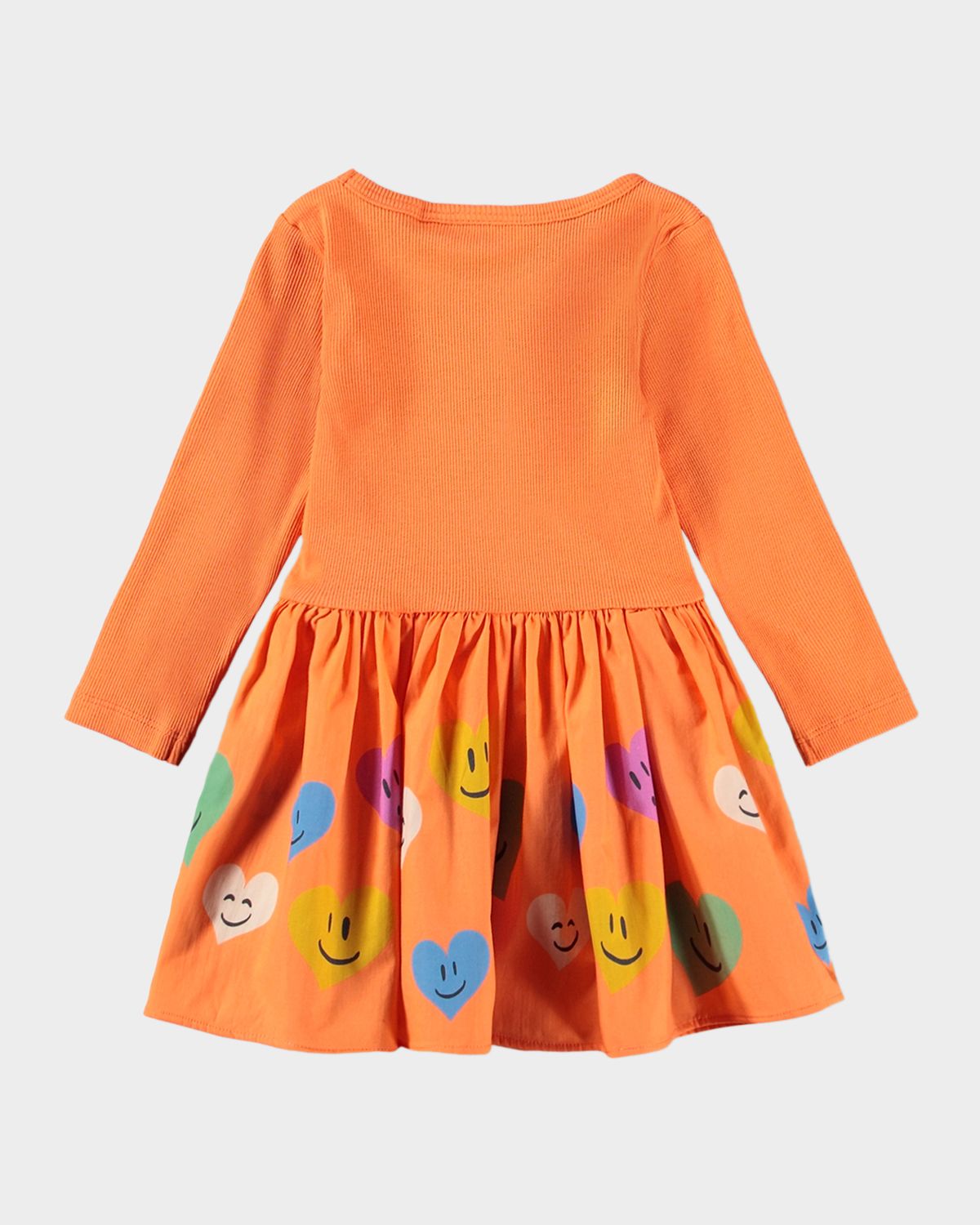 Molo Girl 's Candi Long-Sleeve Heart-Print Dress, Size 6M-2