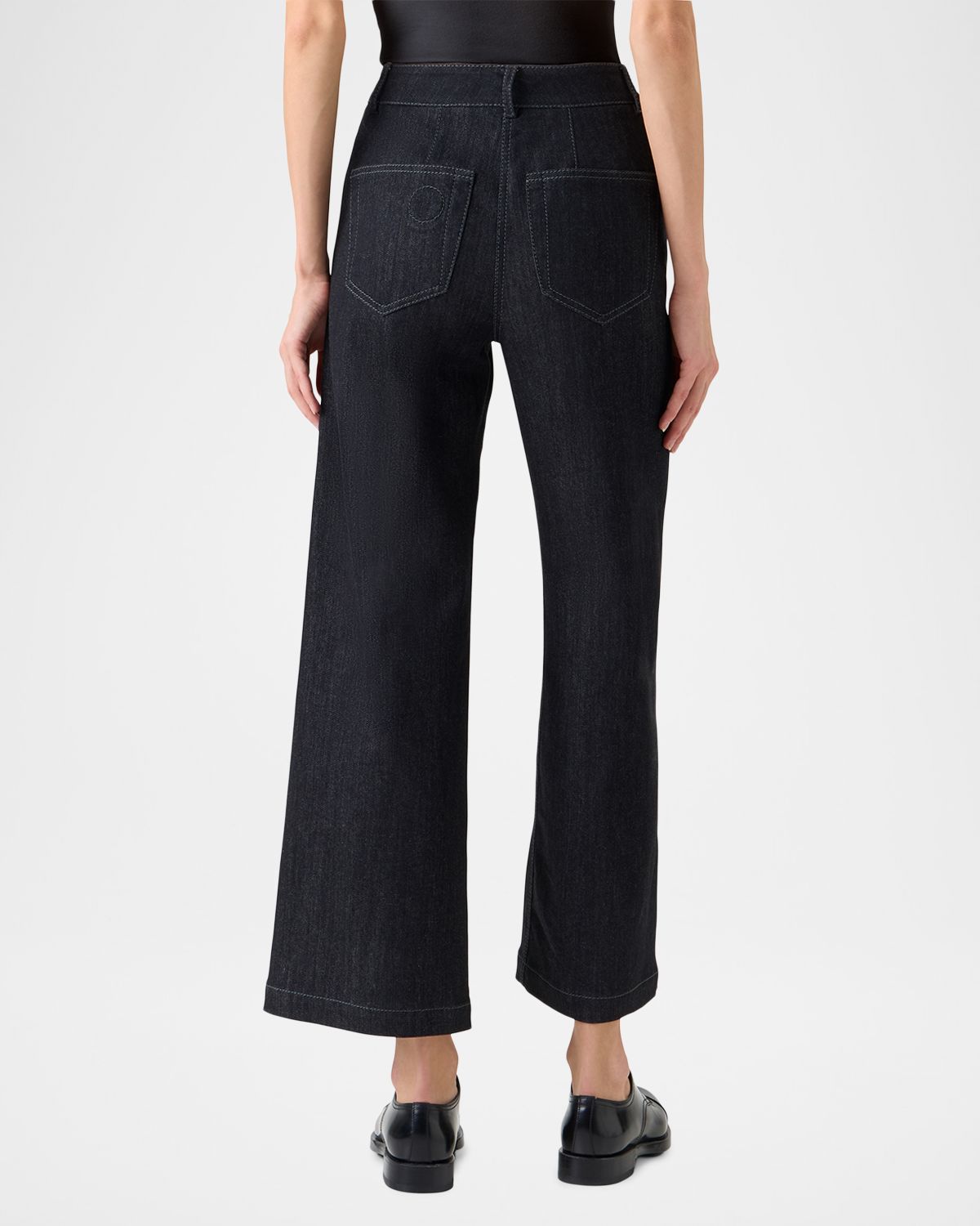 Akris punto Caia High-Stretch Denim Straight-Leg Crop Pants | Thumbnail 5 Akris punto Caia High-Stretch Denim Straight-Leg Crop Pants | Thumbnail 5