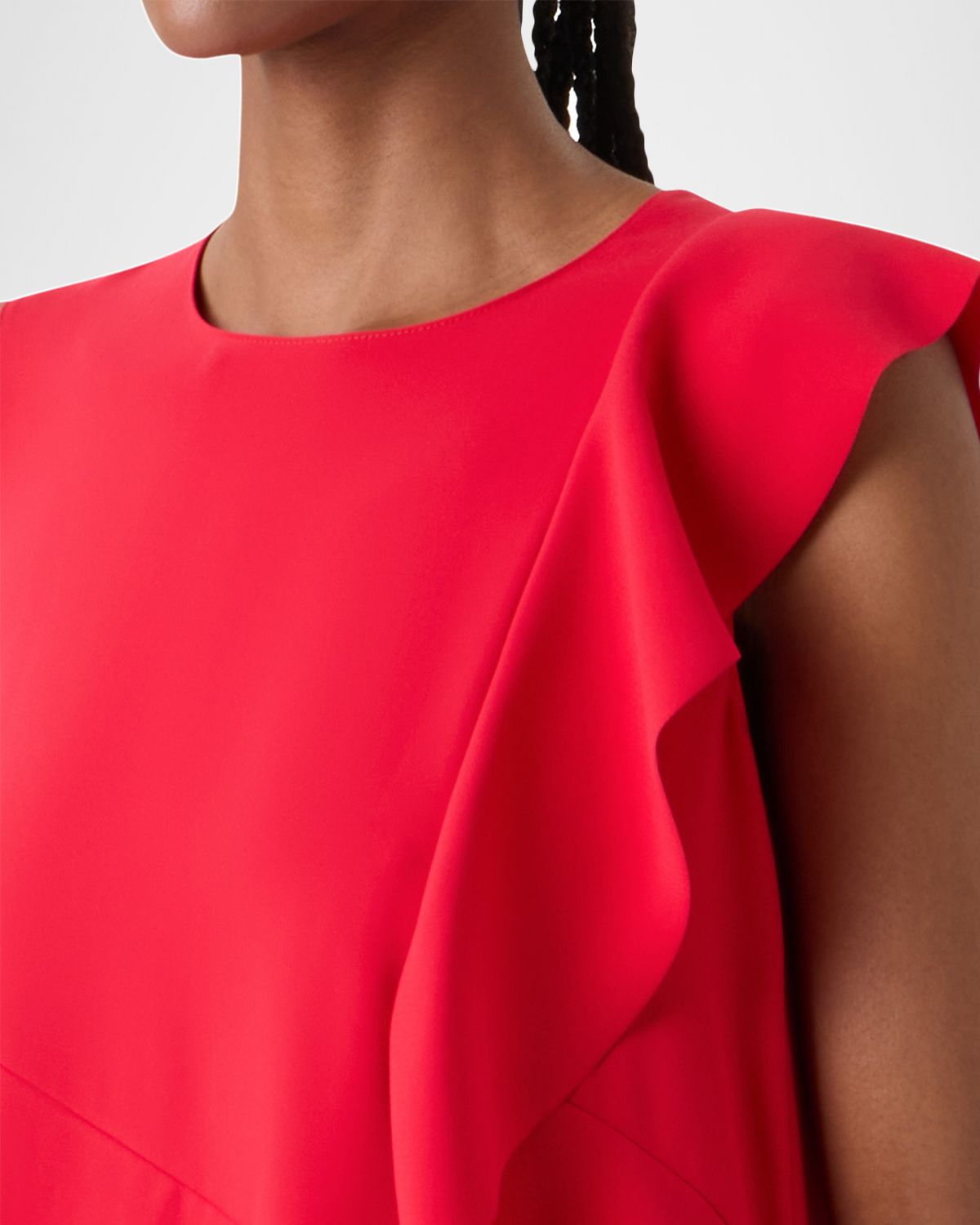 Akris punto Sleeveless Flounce-Detail Tunic Midi Dress | Thumbnail 5 Akris punto Sleeveless Flounce-Detail Tunic Midi Dress | Thumbnail 5