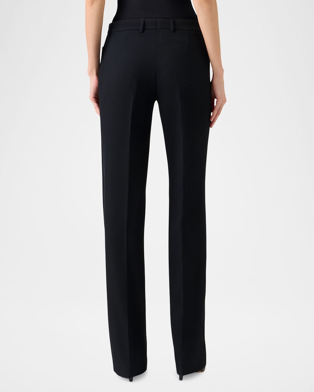 Akris punto Mikka Wool Tricotine Straight-Leg Pants | Thumbnail 6 Akris punto Mikka Wool Tricotine Straight-Leg Pants | Thumbnail 6