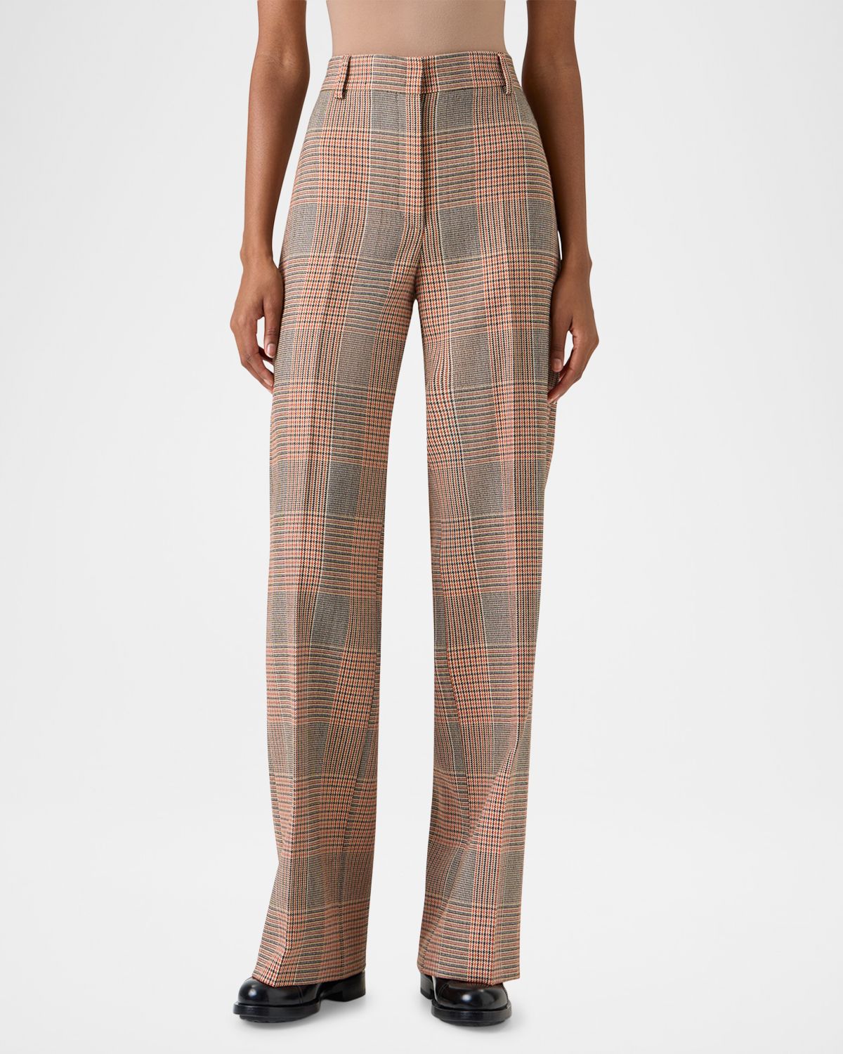 Akris punto Chiaro Glen Check Heavy Wool Twill Pants | Thumbnail 2 Akris punto Chiaro Glen Check Heavy Wool Twill Pants | Thumbnail 2