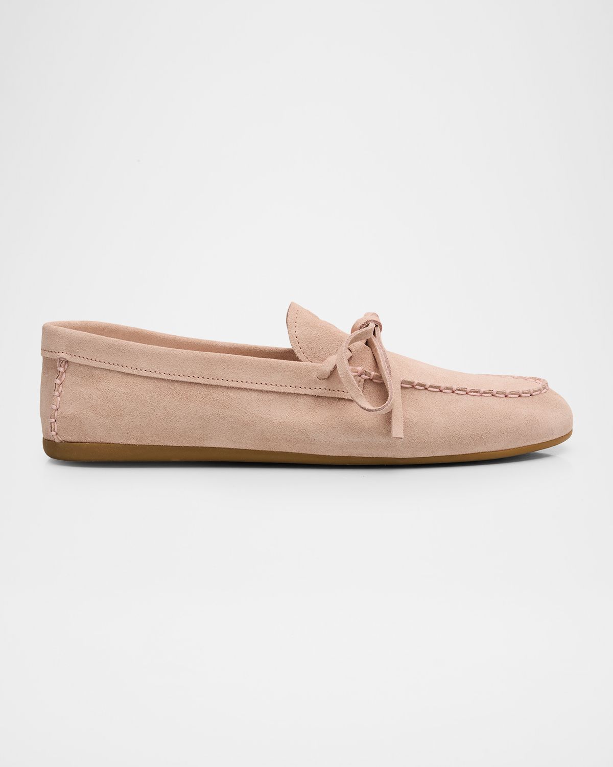 Miu Miu Suede Moccasin Loafers