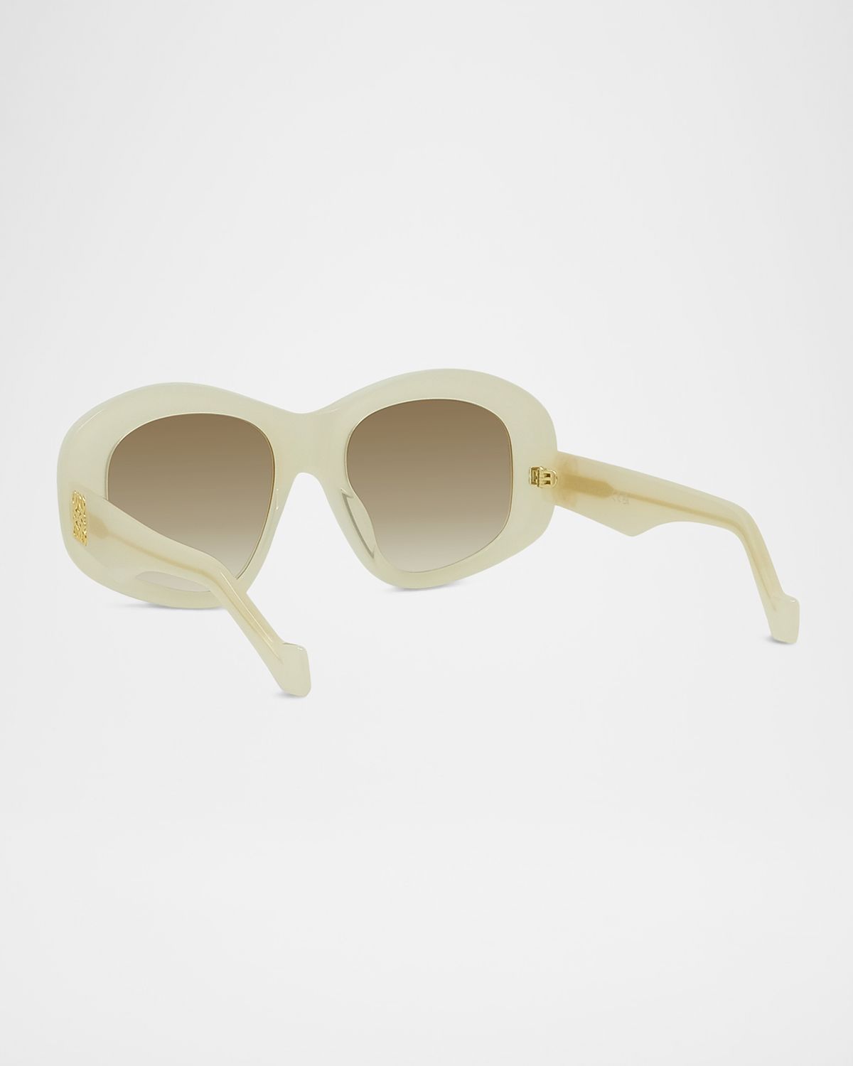 Loewe Anagram 51mm Beveled Pentagon Sunglasses