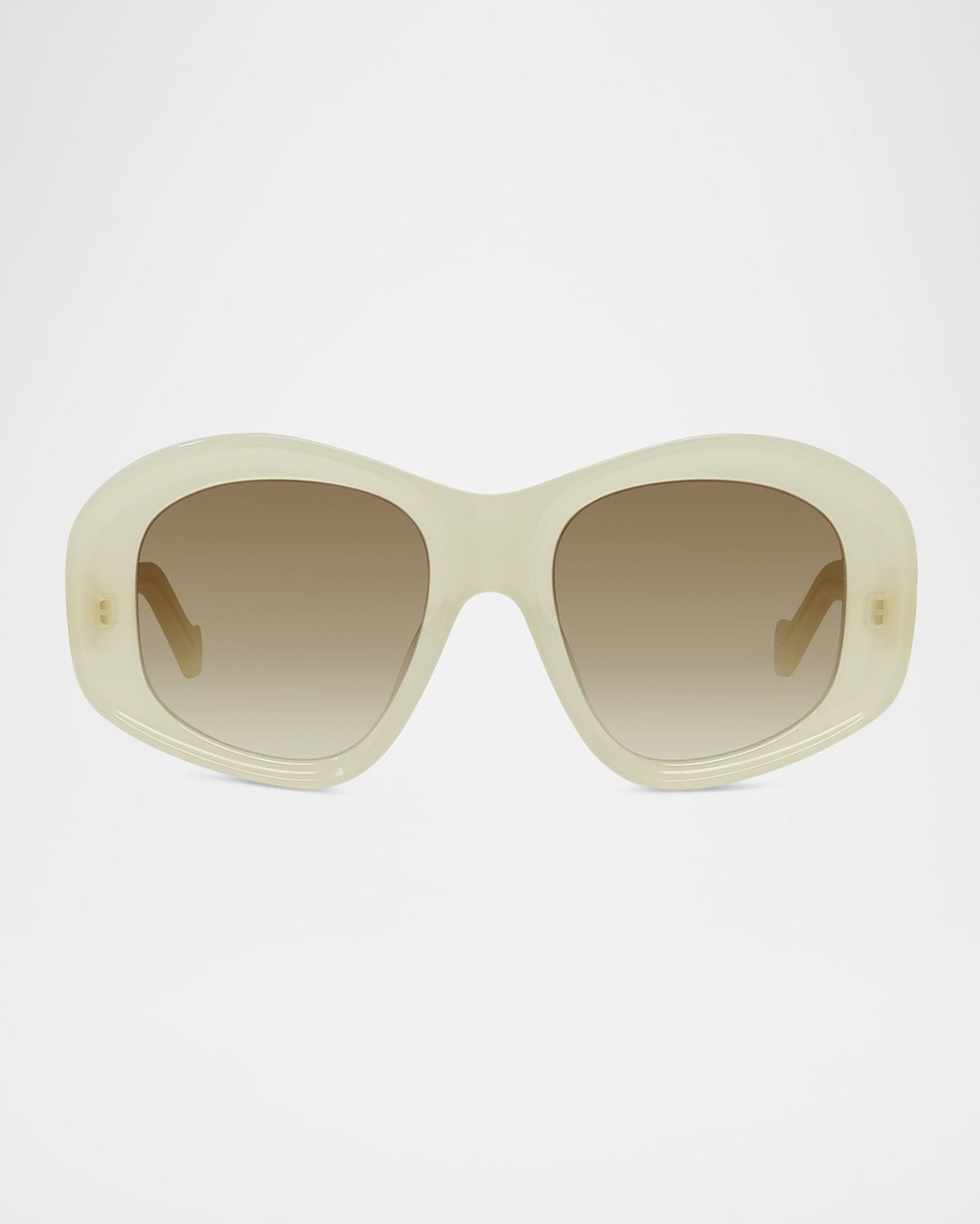 Loewe Anagram 51mm Beveled Pentagon Sunglasses