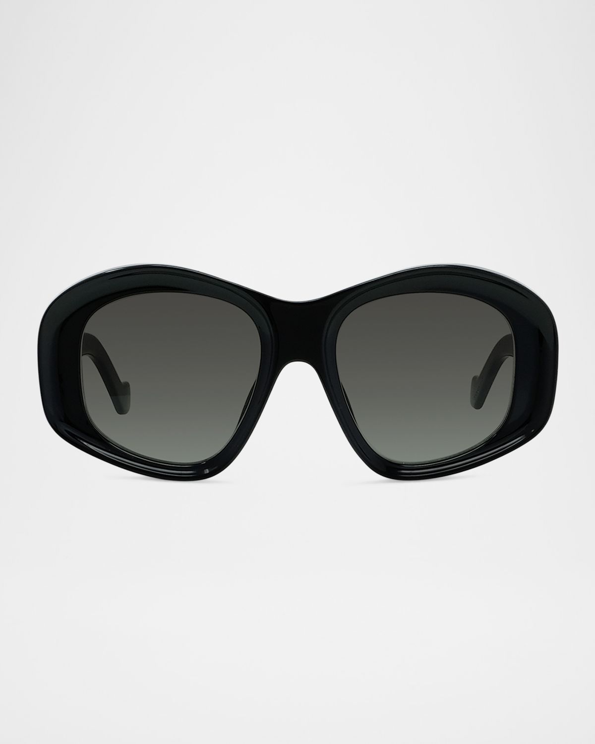 Loewe Anagram 51mm Beveled Acetate Pentagon Sunglasses | Thumbnail 9