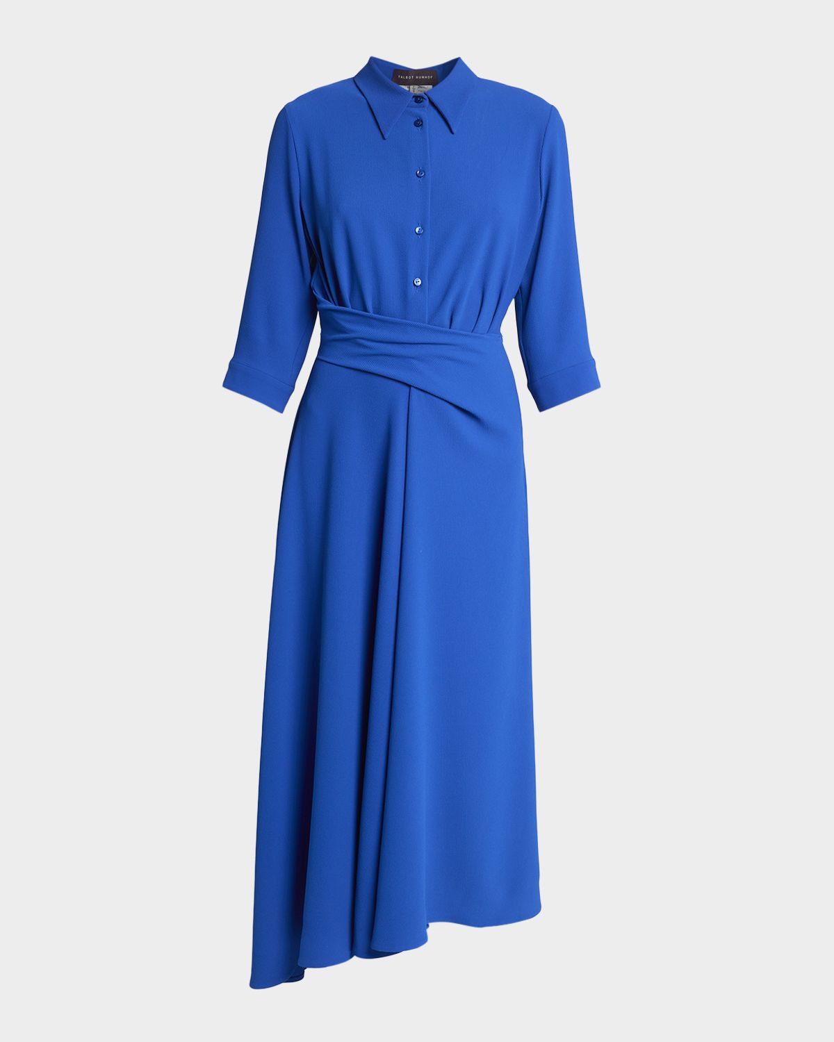 Talbot Runhof Honneur Crepe Midi Shirtdress | Thumbnail 6