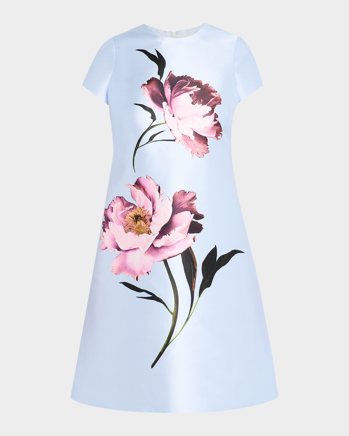 Rickie Freeman for Teri Jon Floral-Print Faille Dress | Thumbnail 6