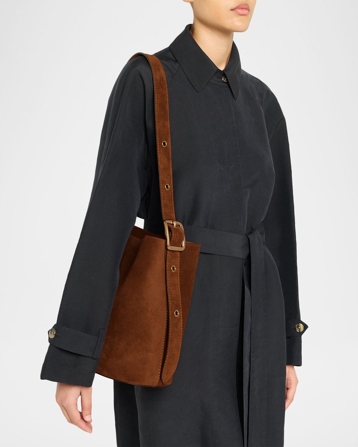 Coach Bleecker Suede Bucket Bag