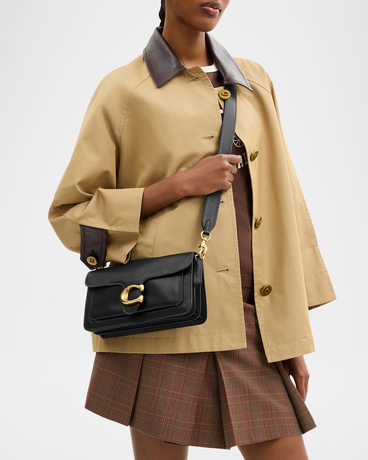 Coach Tabby Grain Leather Shoulder Bag