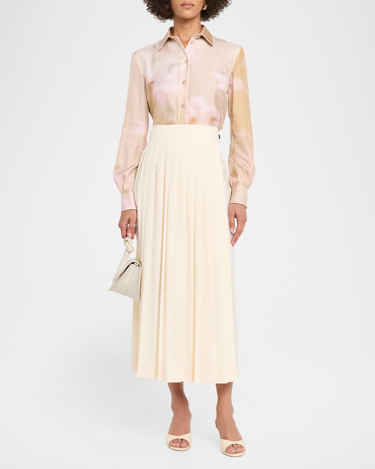 FABIANA FILIPPI Satin Jersey Shirt