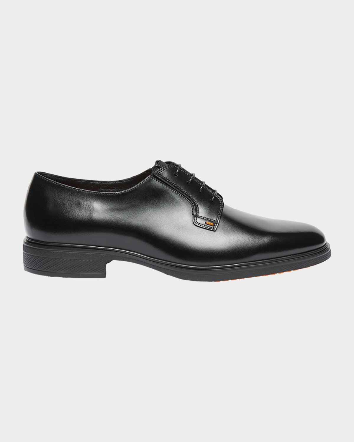 Santoni Men 's Easy Collection Leather Rubber-Sole Derby Shoes | Thumbnail 3