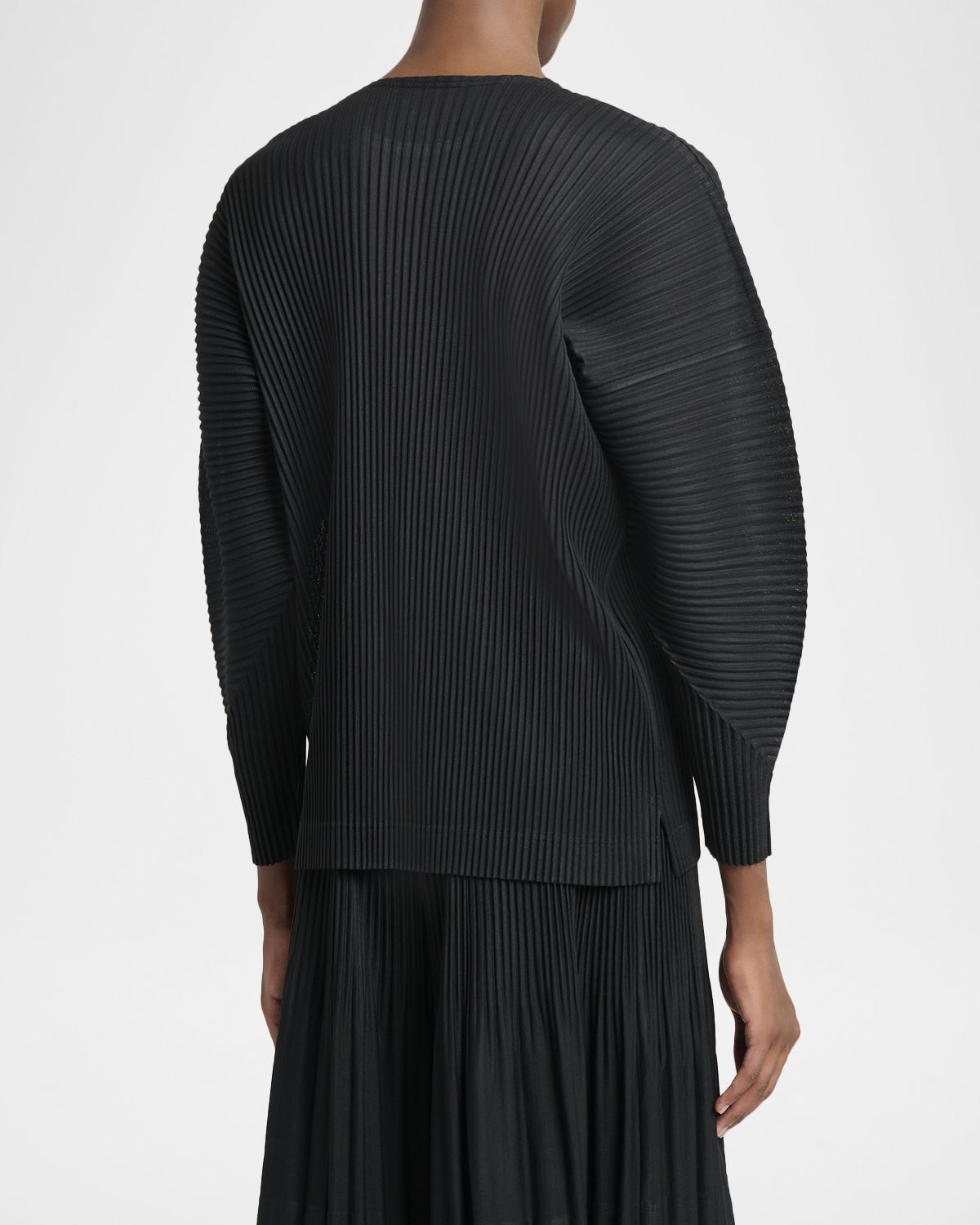 Homme Plisse Issey Miyake Men 's Pleated Long-Sleeve Shirt | Thumbnail 3 Homme Plisse Issey Miyake Men 's Pleated Long-Sleeve Shirt | Thumbnail 3