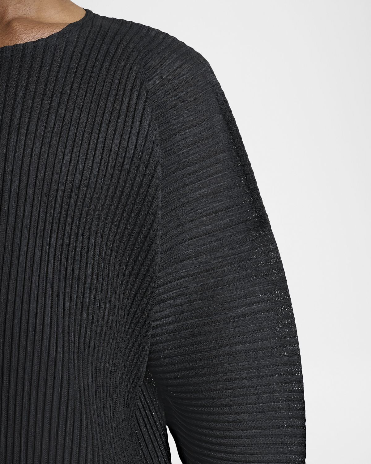 Homme Plisse Issey Miyake Men 's Pleated Long-Sleeve Shirt | Thumbnail 5 Homme Plisse Issey Miyake Men 's Pleated Long-Sleeve Shirt | Thumbnail 5