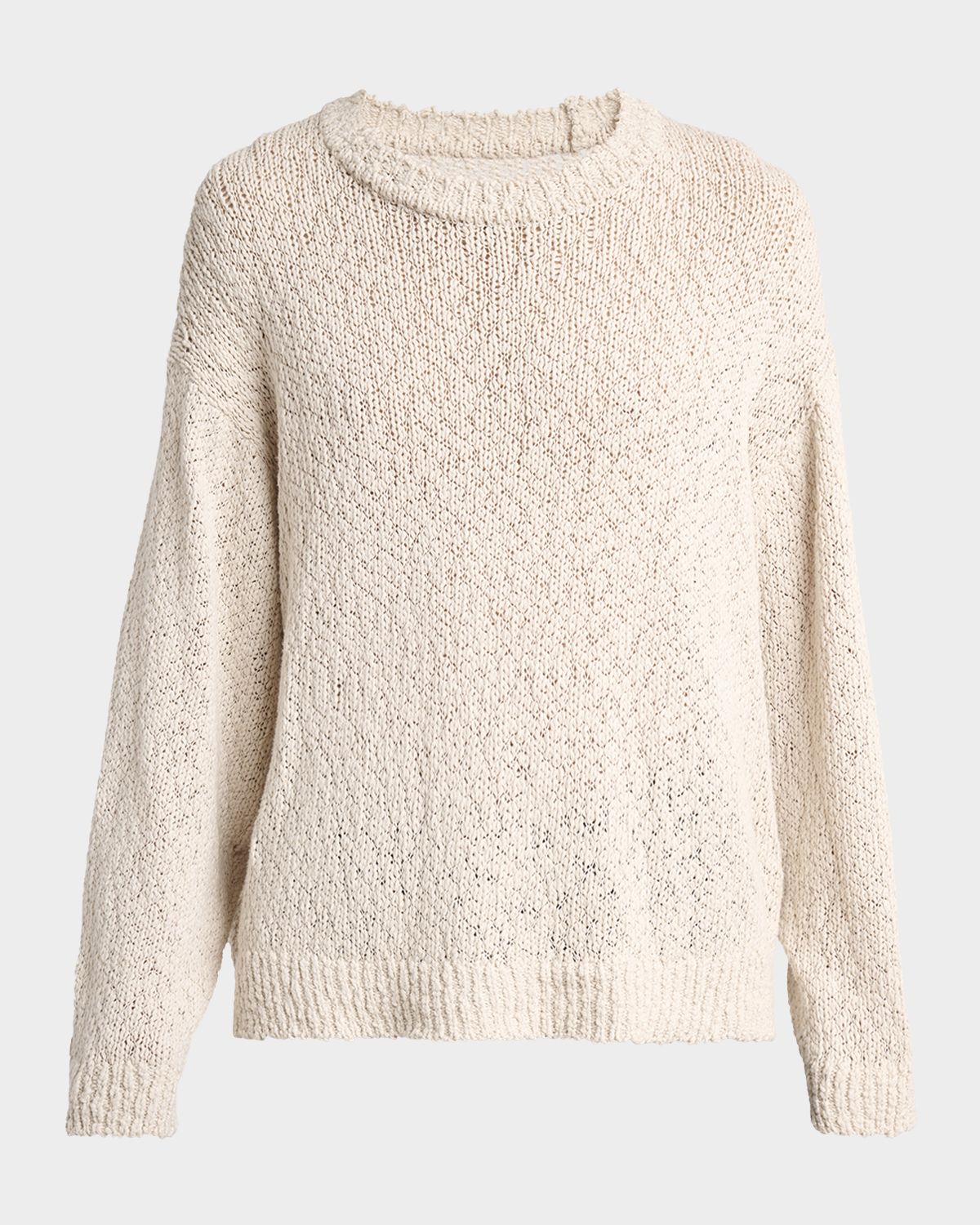 Homme Plisse Issey Miyake Men 's Risotto Cotton Texture-Knit Crewneck Sweater | Thumbnail 6 Homme Plisse Issey Miyake Men 's Risotto Cotton Texture-Knit Crewneck Sweater | Thumbnail 6