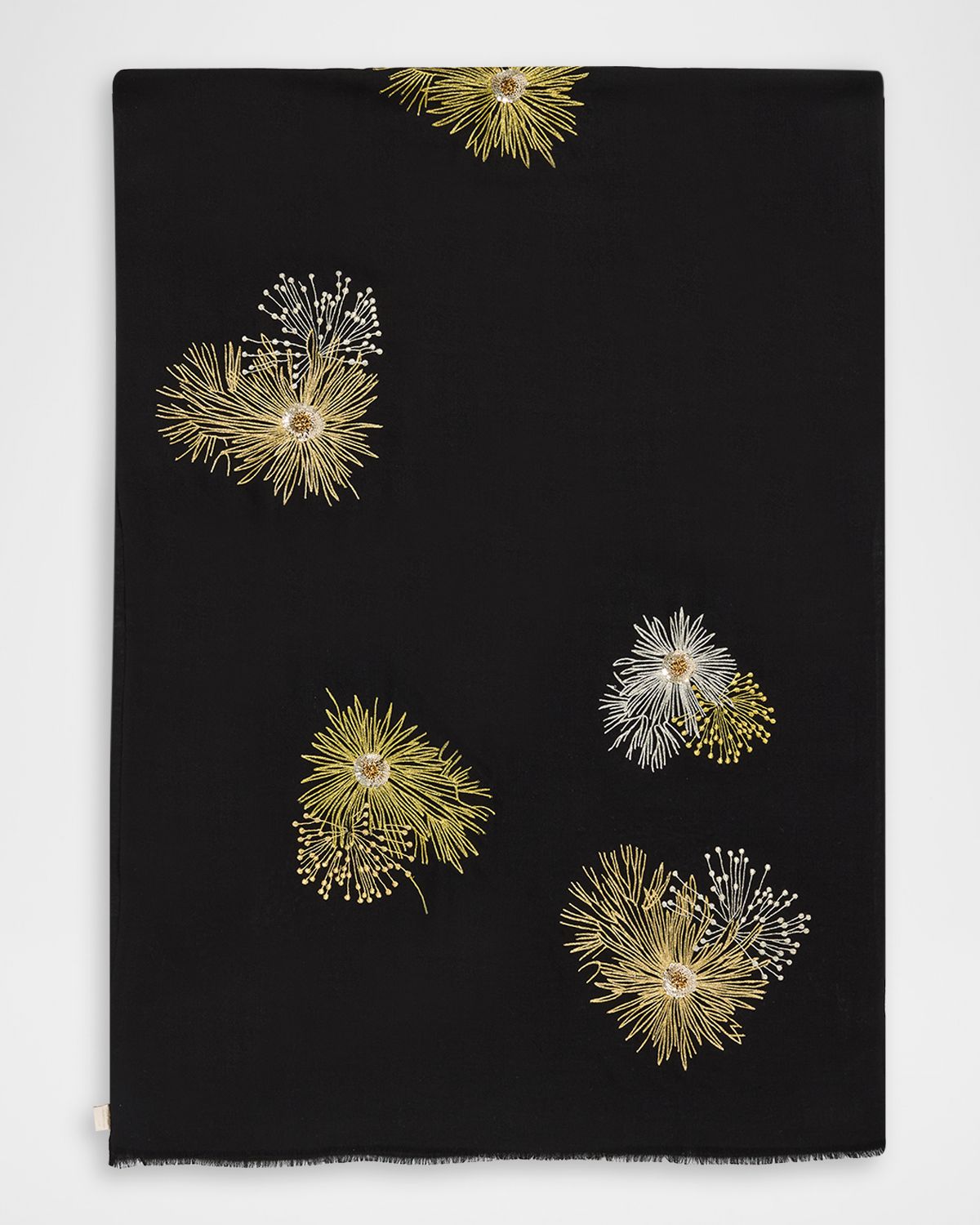 Janavi India Twinkling Glitz Sequined Wool Scarf