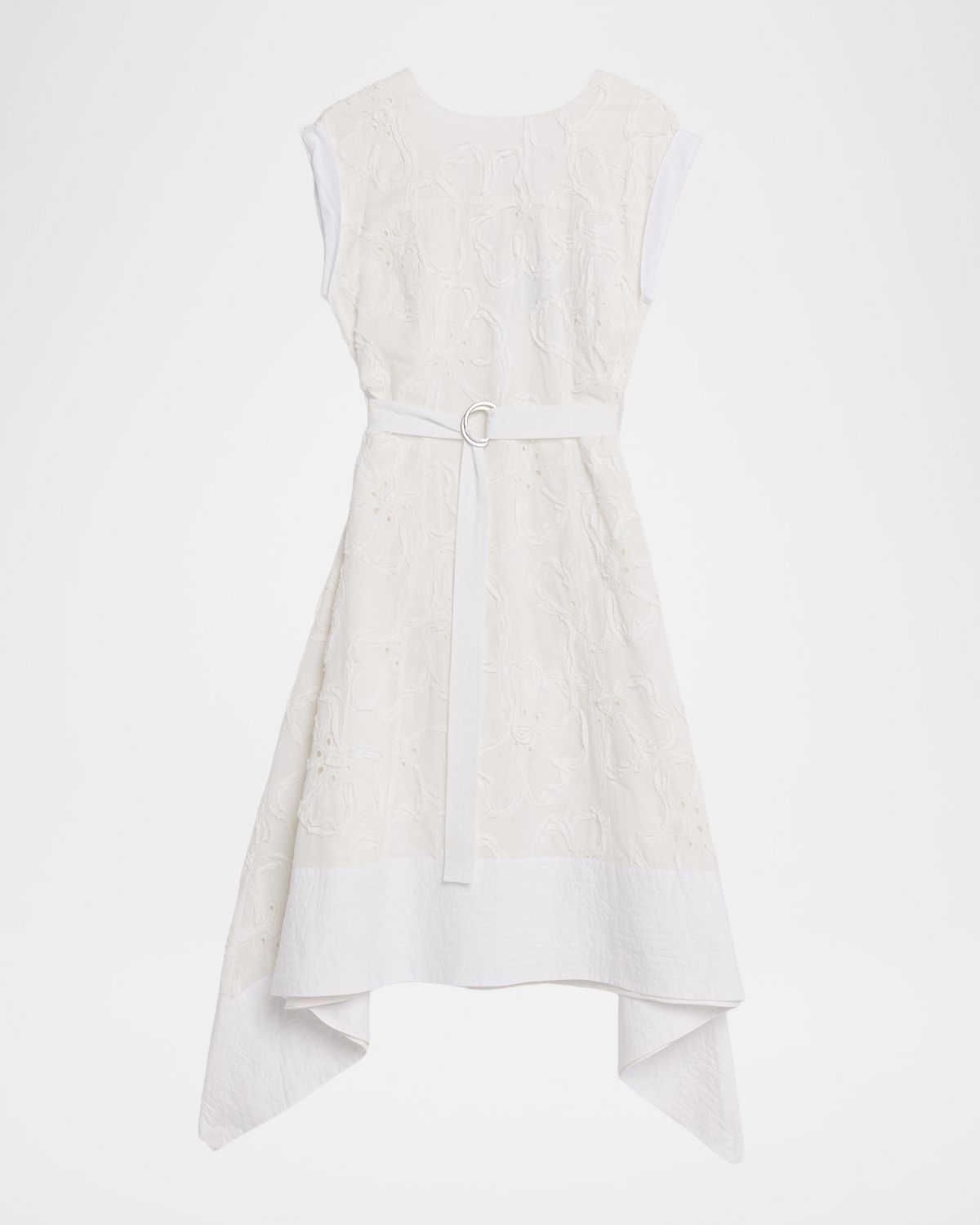 3.1 Phillip Lim 3D Floral Embroidered Midi Dress