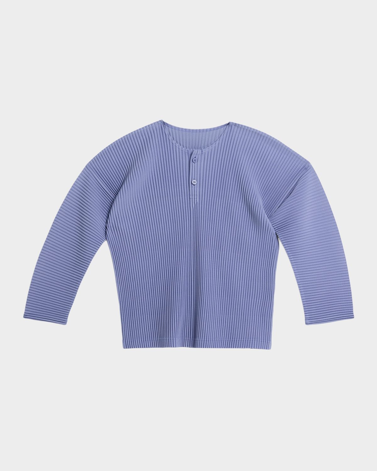 Homme Plisse Issey Miyake Men 's Monthly Colors Pleated Long-Sleeve Shirt