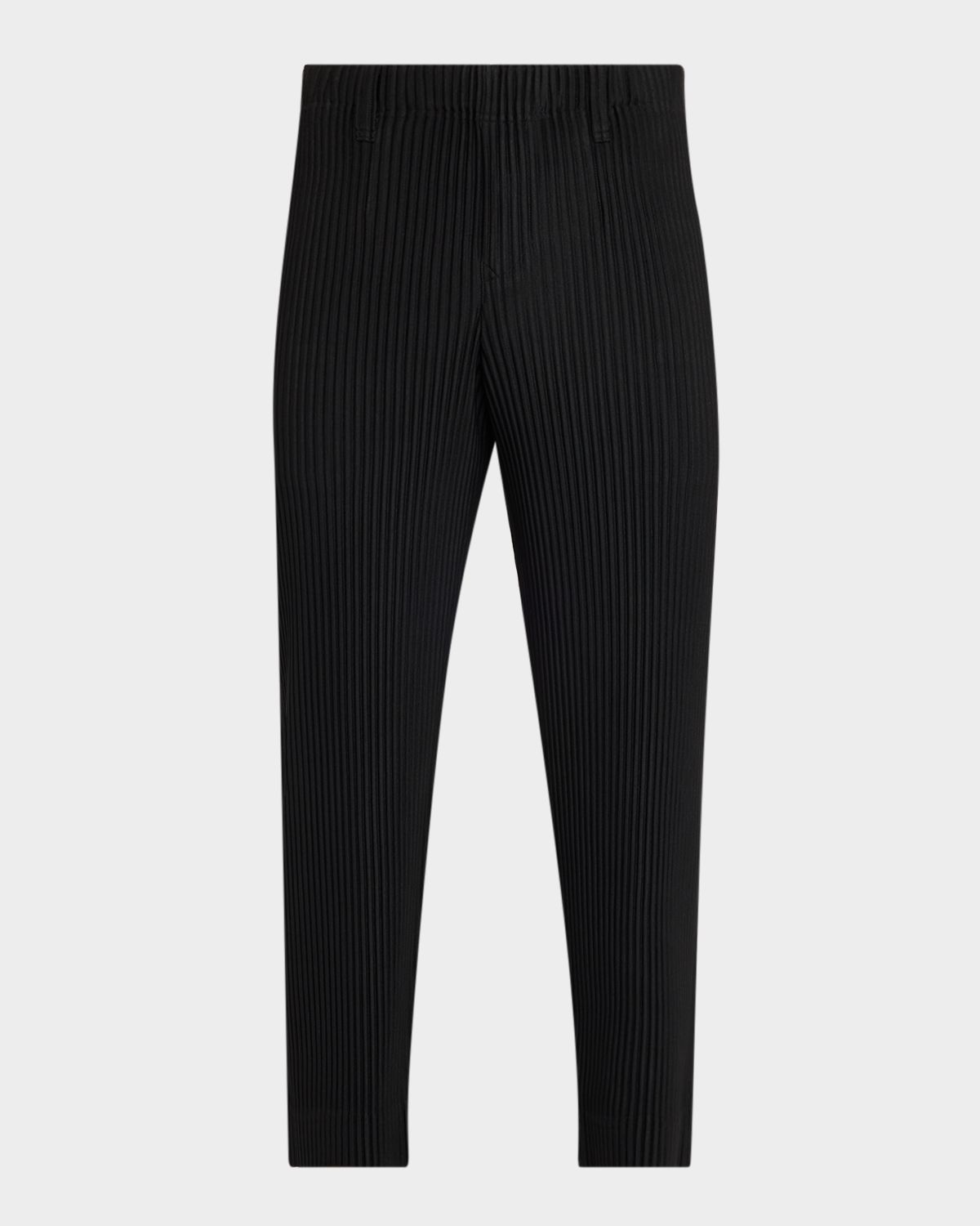 Homme Plisse Issey Miyake Men 's Polyester Pleated Straight-Leg Pants