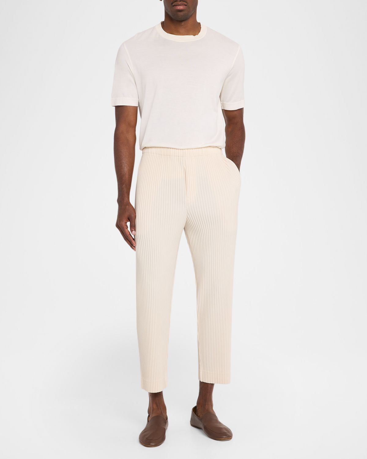 Homme Plisse Issey Miyake Men 's Monthly Colors Pleated Tapered-Leg Pants | Thumbnail 5 Homme Plisse Issey Miyake Men 's Monthly Colors Pleated Tapered-Leg Pants | Thumbnail 5