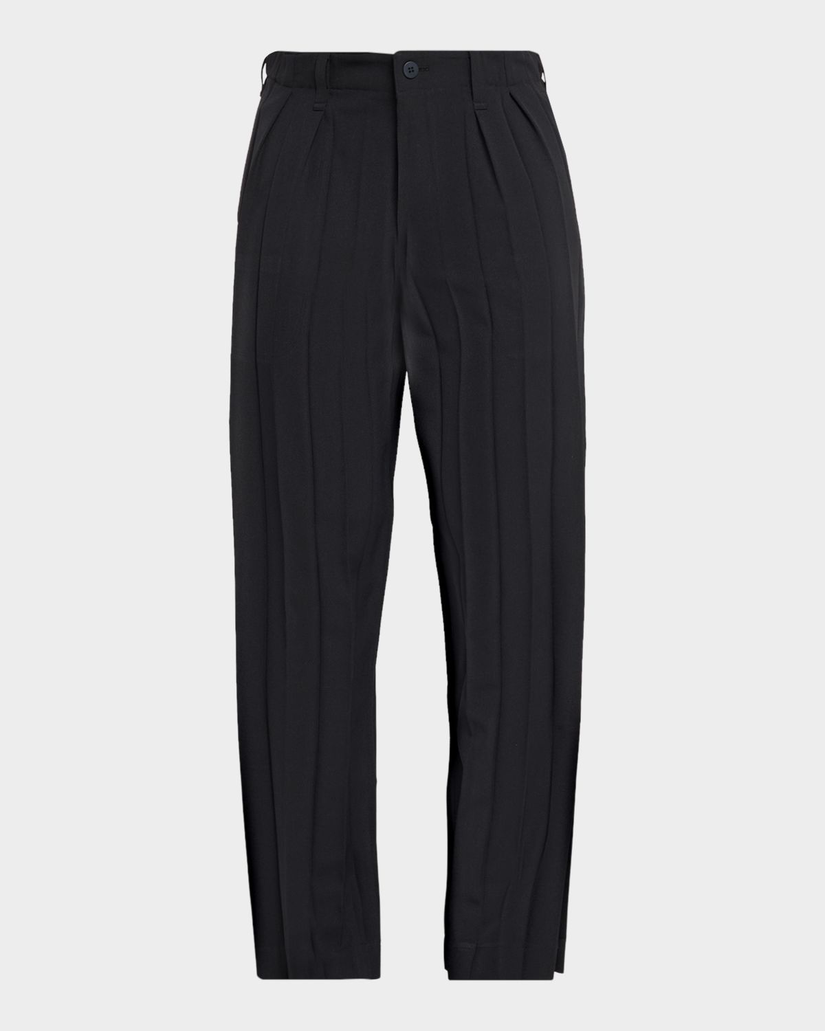 Homme Plisse Issey Miyake Men 's Edge Ensemble Pleated Trousers