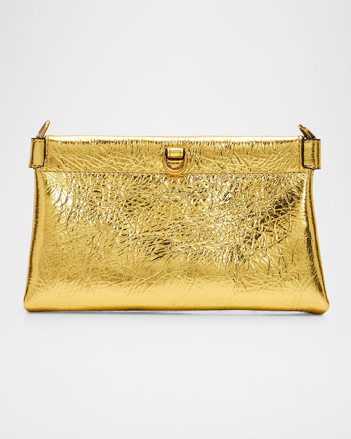 Etro Talk Mini Laminated Leather Clutch Bag