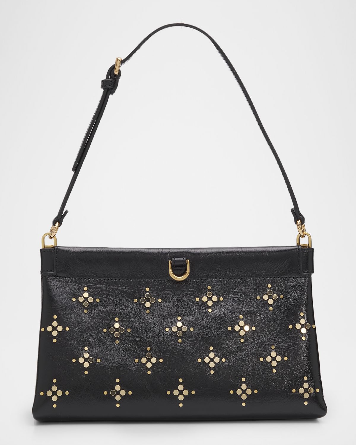 Etro Talk Small Studded Leather Shoulder Bag