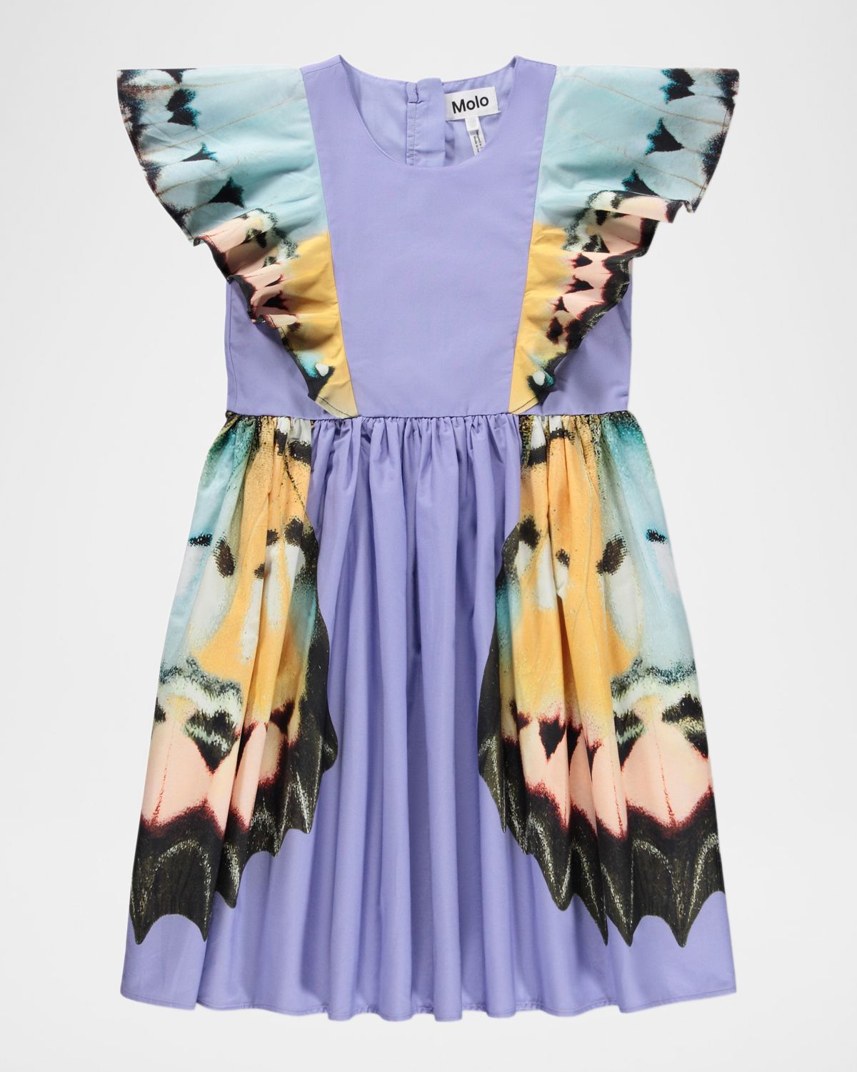 Molo Girl 's Caty Butterfly Cap-Sleeve Dress