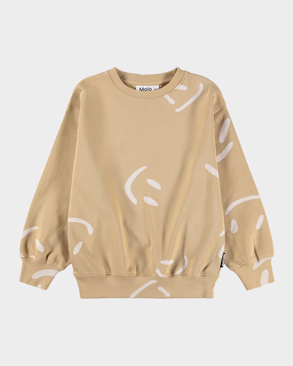 Molo Boy 's Monti Printed Organic Cotton Sweatshirt