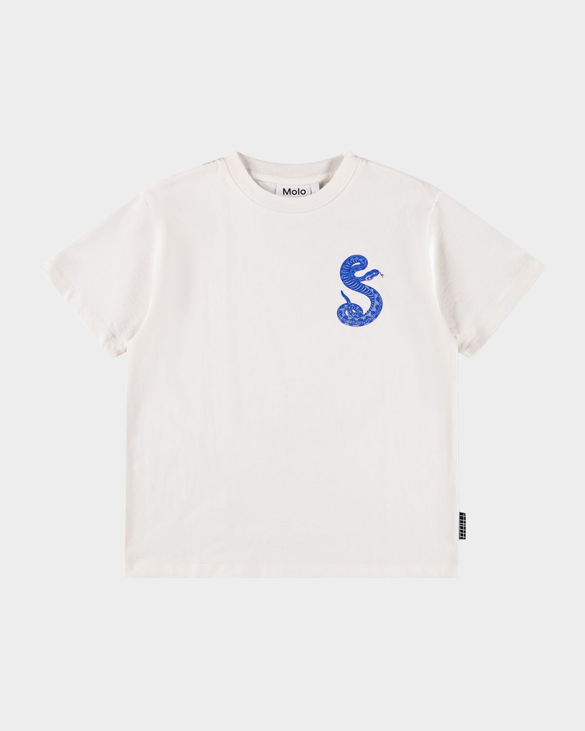 Molo Boy 's Rodney Snake-Print Short-Sleeved T-Shirt