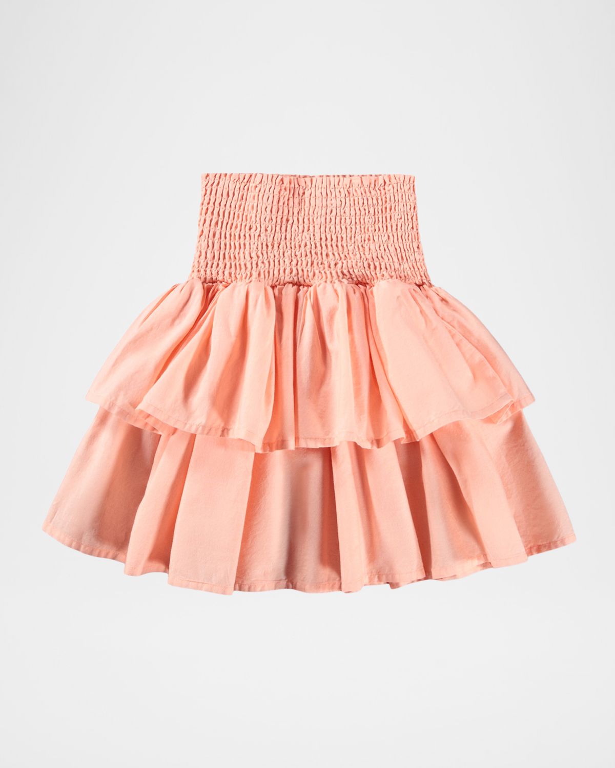 Molo Girl 's Bonita Tiered Cotton Mini Skirt