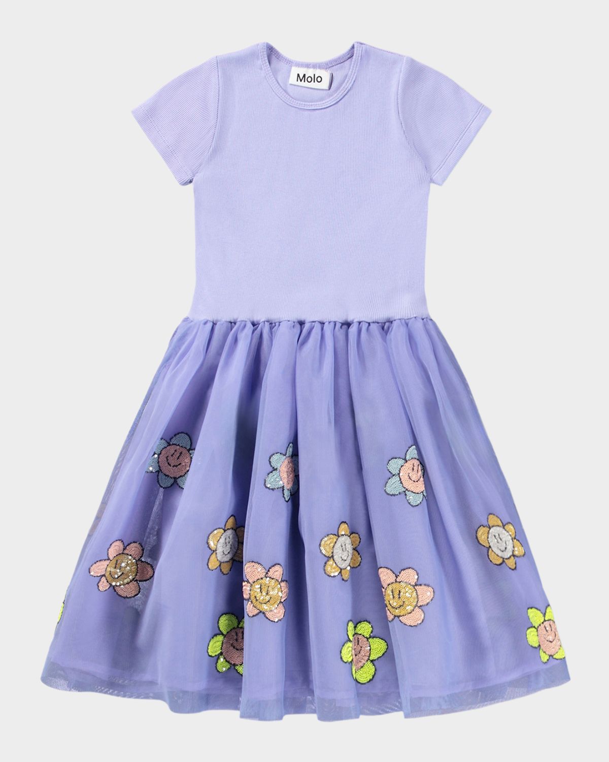 Molo Girl 's Cyrusila Sequined Tulle Dress