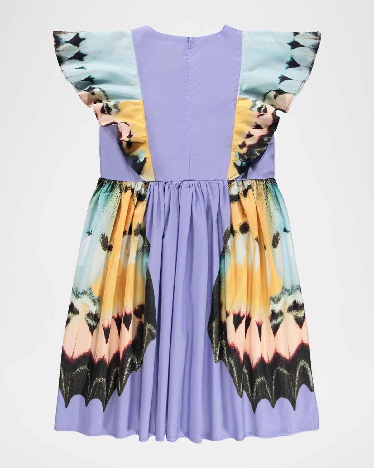 Molo Girl 's Caty Flutter-Sleeve Organic Cotton Dress