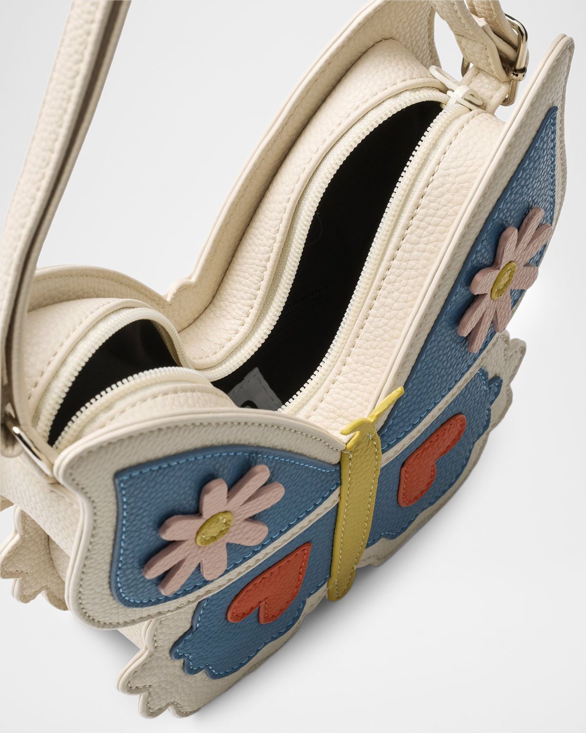 Molo Girl 's Butterfly Faux Leather Crossbody Bag