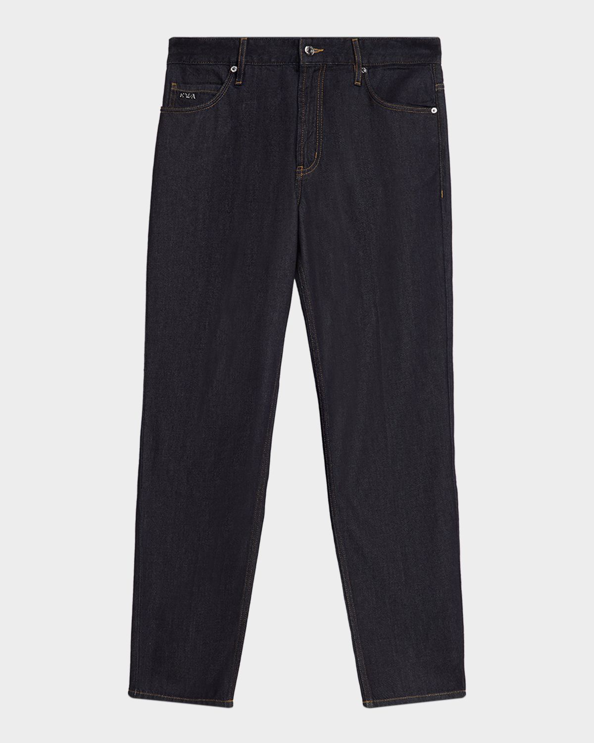 Emporio Armani Denim Mid-Rise Straight-Leg Jeans