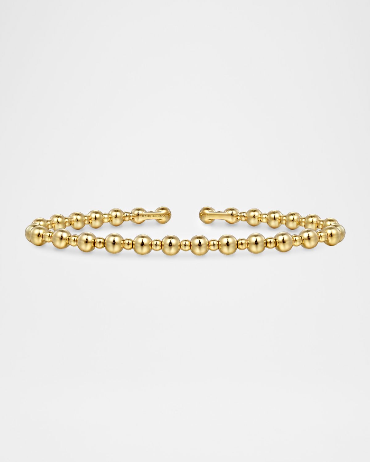 Gabriel & Co 14K Yellow Gold Bujukan Open Bangle