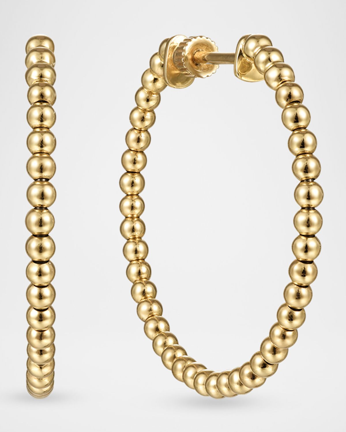 Gabriel & Co 14K Yellow Gold Bujukan Classic Hoop Earrings, 30mm