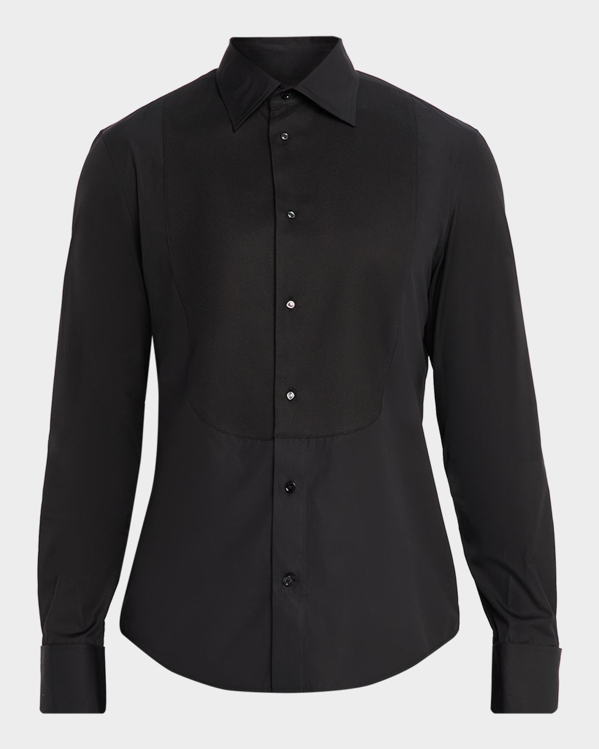 Burberry Men 's Slim Fit Cotton Tuxedo Shirt