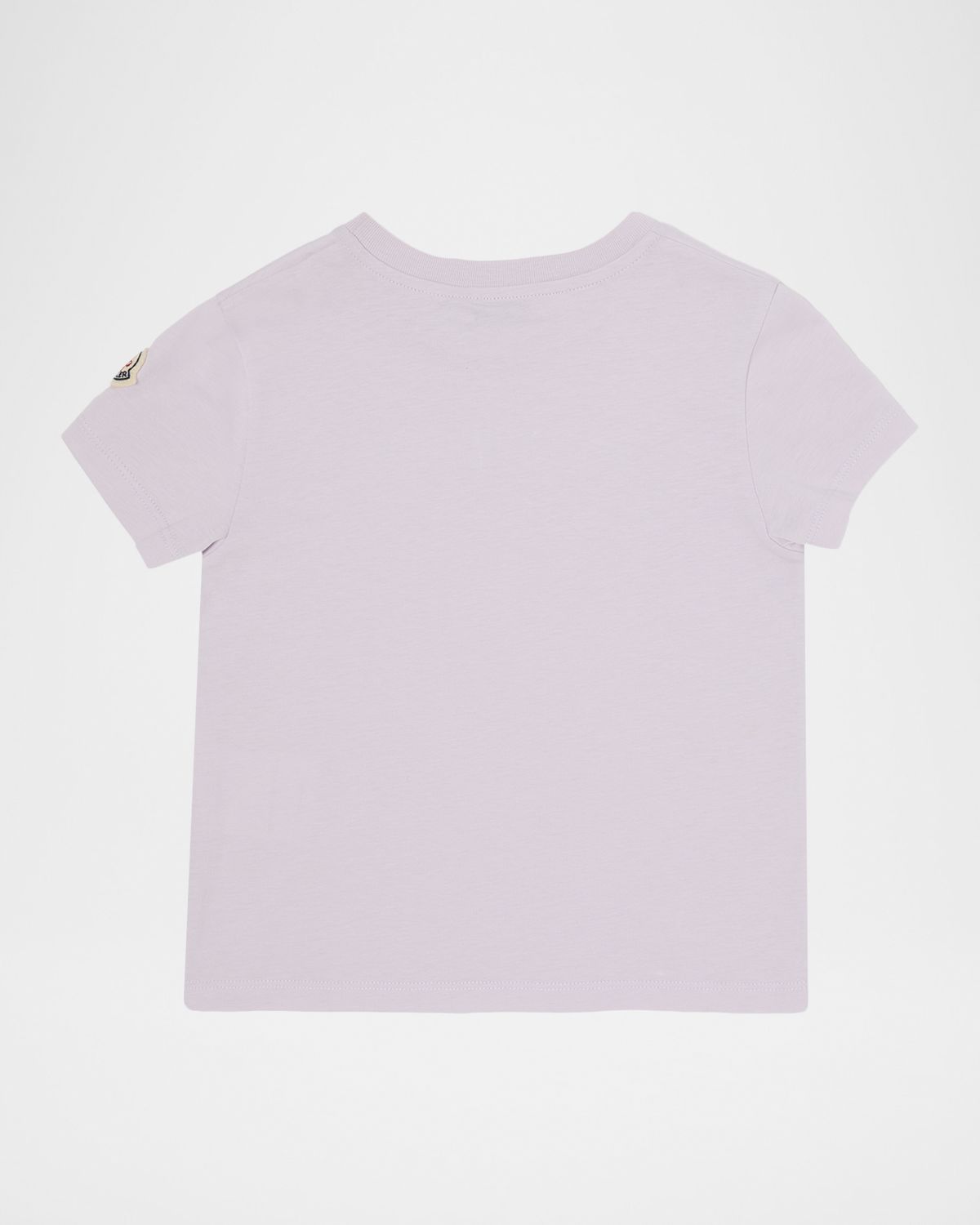 Moncler Girl 's Logo Embroidered Short-Sleeve T-Shirt, Size 4-