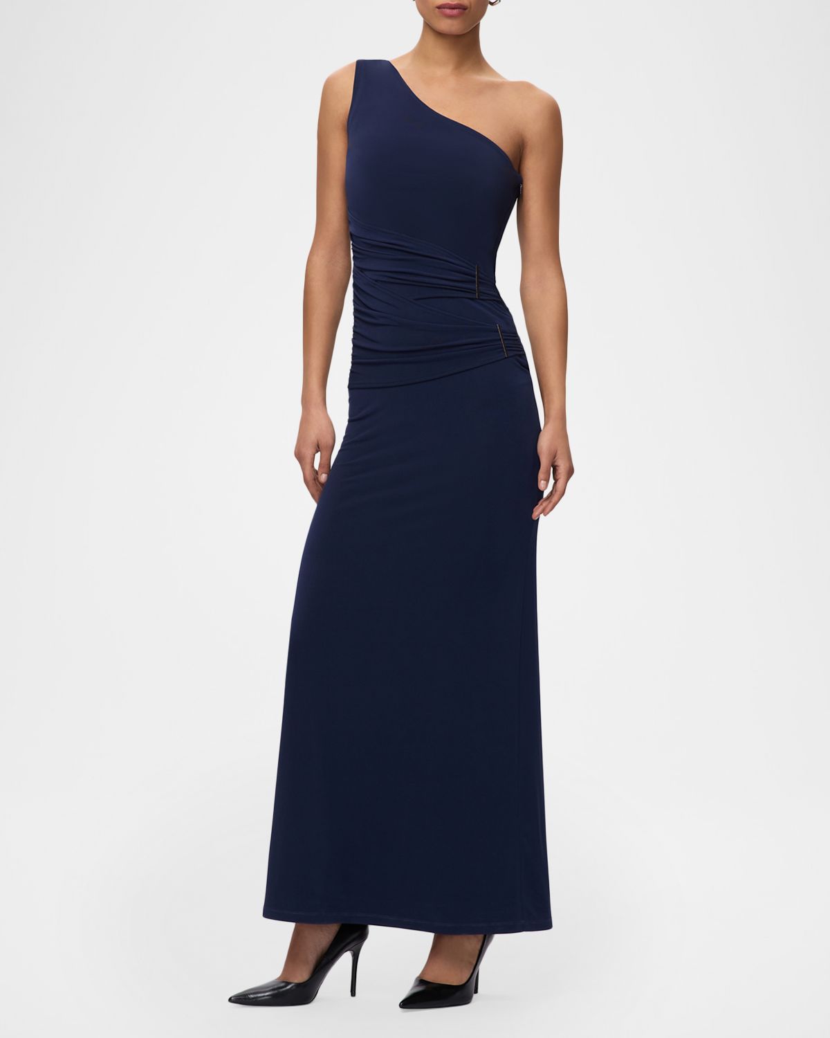 Herve Leger The Irie Asymmetric Gown