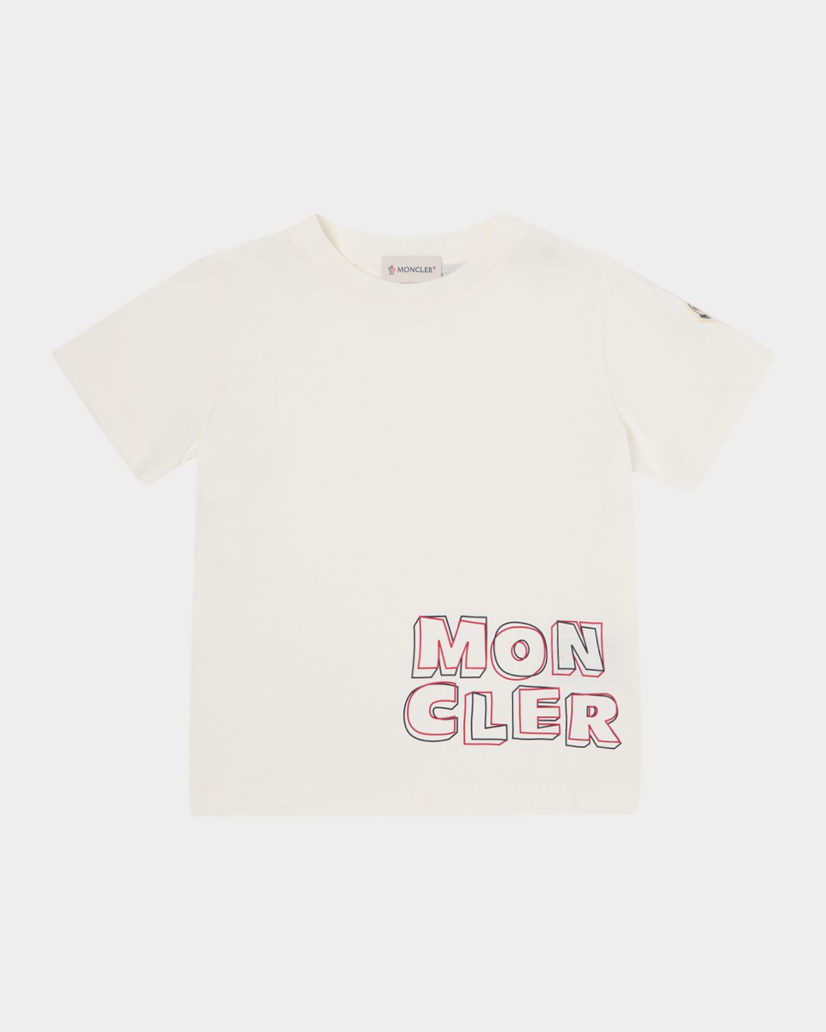 Moncler Boy 's Logo-Print Cotton T-Shirt, Size -14