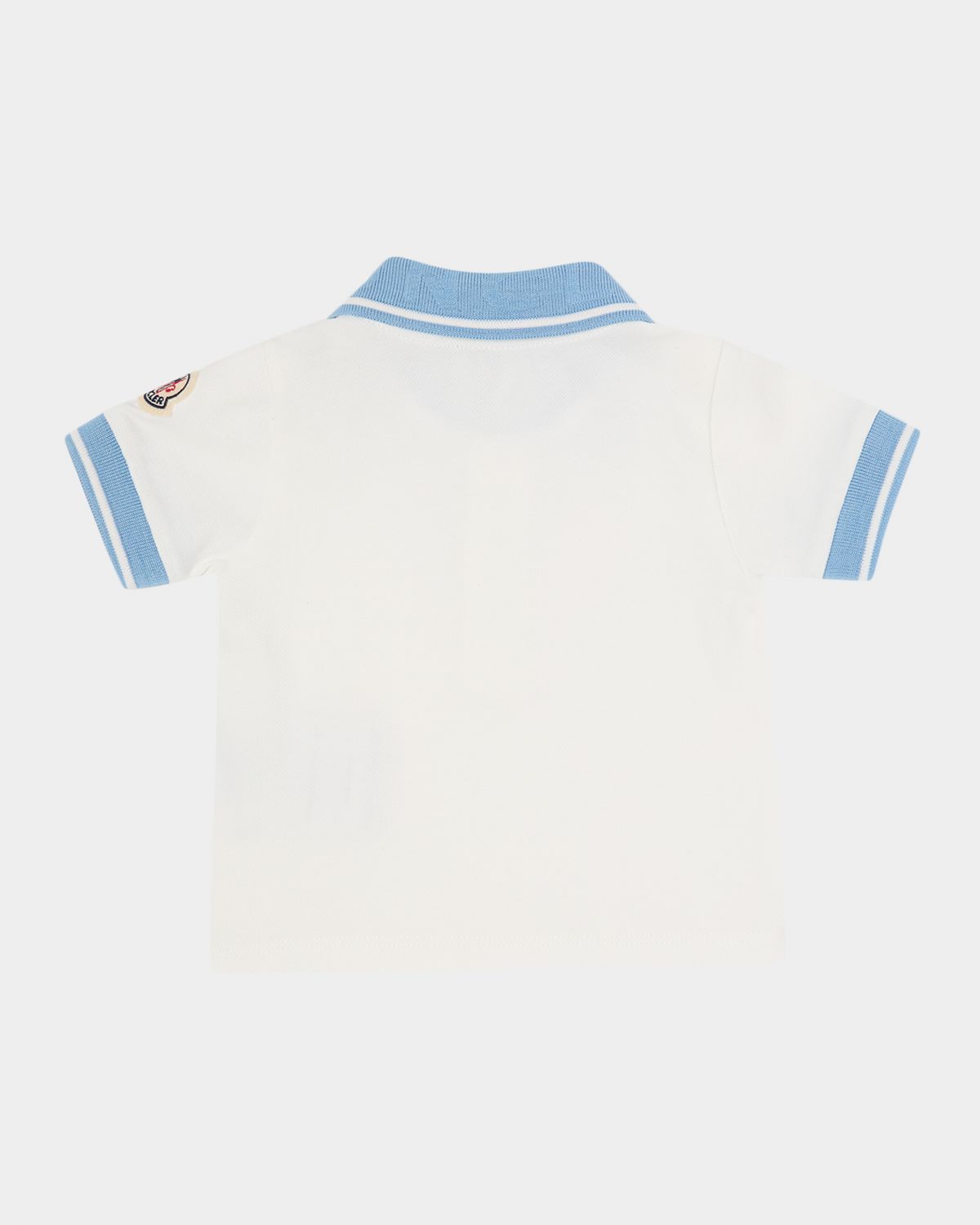Moncler Boy 's Cotton Pique Short-Sleeve Polo Shirt, Size 3M-3